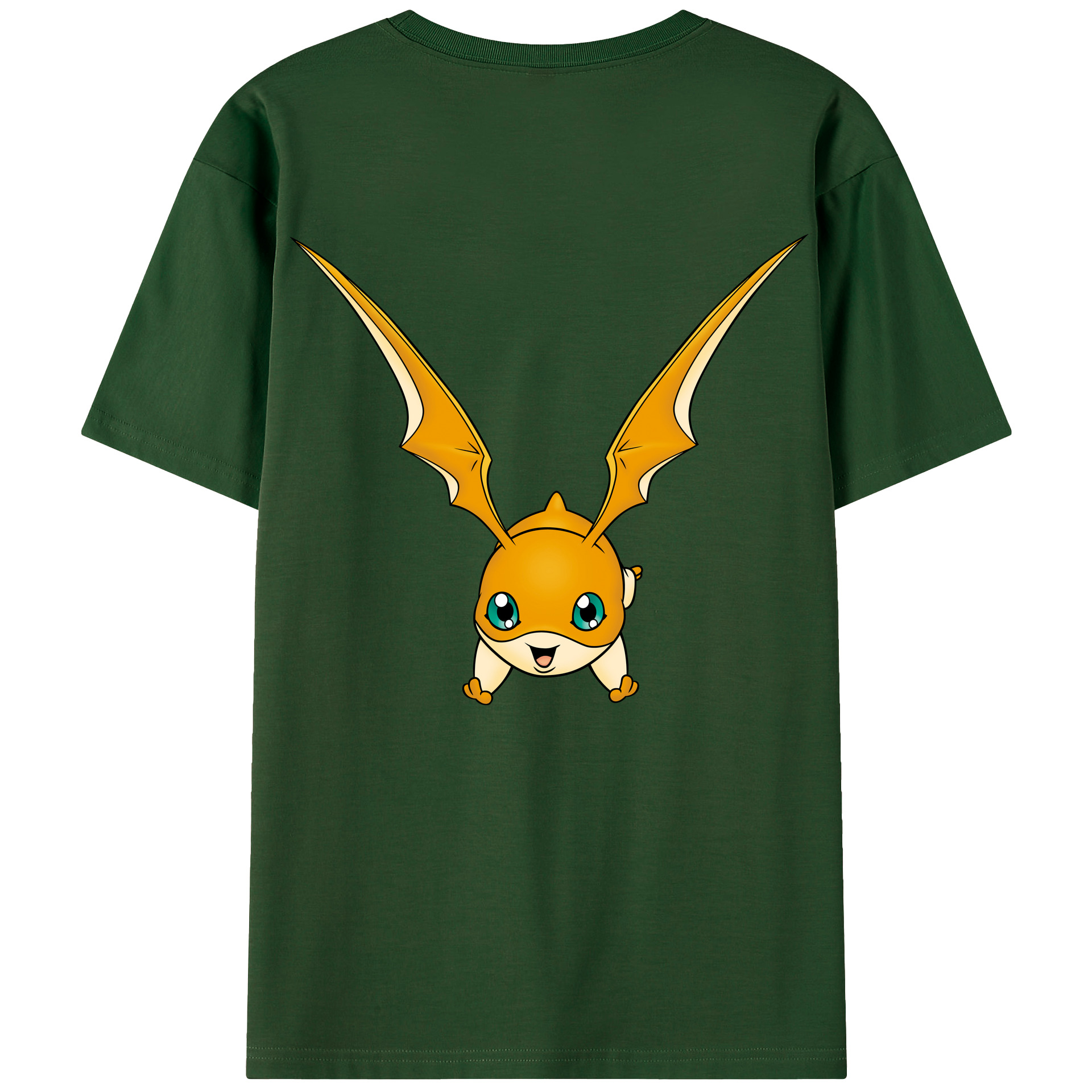 （画像用） Digimon デジタルモンスター/デジモン 綿100％半袖Tシャツ（背面プリント）